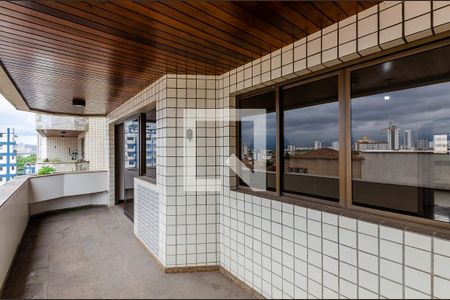 Varanda de apartamento para alugar com 3 quartos, 163m² em Boqueirão, Santos