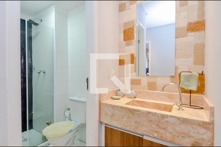 Apartamento à venda com 55m², 2 quartos e 1 vagaBanheiro Social