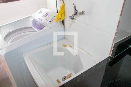 Studio para alugar com 30m², 1 quarto e sem vaga Studio para alugar com 30m², 1 quarto e sem vagaCozinha e Área de Serviço