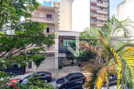 Varanda do Quarto de apartamento para alugar com 1 quarto, 45m² em Higienópolis, São Paulo