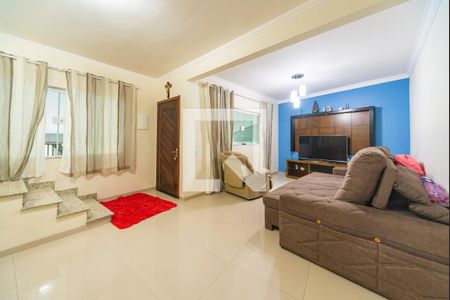 Sala de casa à venda com 3 quartos, 252m² em Jardim Marek, Santo André