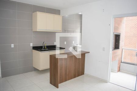 Sala + Cozinha de apartamento para alugar com 2 quartos, 60m² em Ingleses Norte, Florianópolis