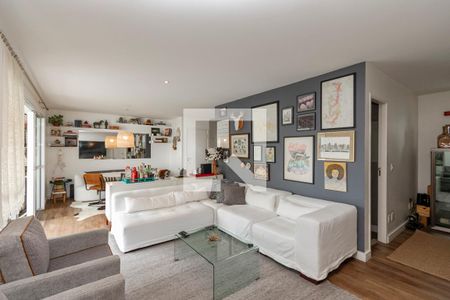 Sala de apartamento à venda com 3 quartos, 121m² em Jardim Caravelas, São Paulo