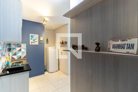 Studio à venda com 33m², 1 quarto e sem vagaCozinha