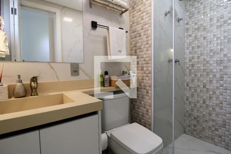 Banheiro da suíte  de apartamento à venda com 2 quartos, 77m² em Barra Funda, São Paulo