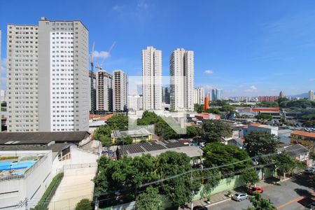 Vista da suíte  de apartamento à venda com 2 quartos, 77m² em Barra Funda, São Paulo