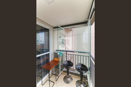 Varanda da Sala de apartamento à venda com 2 quartos, 55m² em Vila Andrade, São Paulo