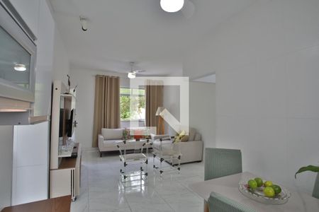 Sala de Estar e Jantar de apartamento para alugar com 2 quartos, 70m² em Vila Belmiro, Santos