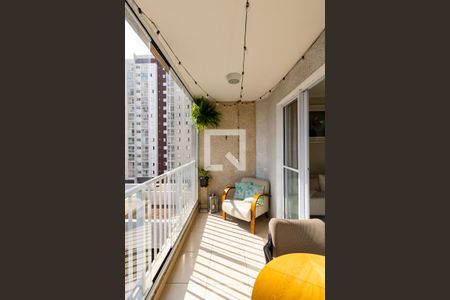 Varanda da Sala de apartamento para alugar com 1 quarto, 34m² em Mooca, São Paulo