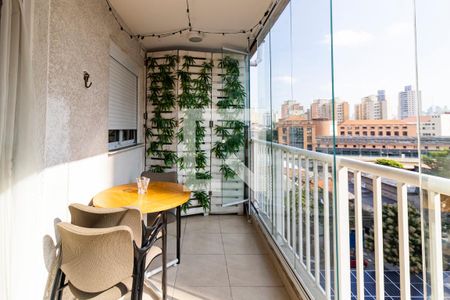 Varanda da Sala de apartamento para alugar com 1 quarto, 34m² em Mooca, São Paulo