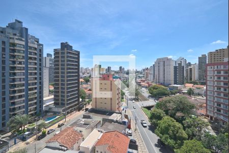 Vista da Varanda de apartamento à venda com 1 quarto, 59m² em Vila Itapura, Campinas