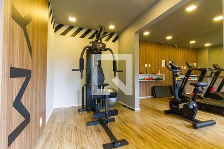 Área comum - Academia de apartamento para alugar com 2 quartos, 35m² em Barra Funda, São Paulo