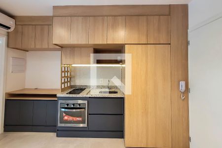 detalhe  cozinha de kitnet/studio para alugar com 1 quarto, 22m² em Vila Mariana, São Paulo