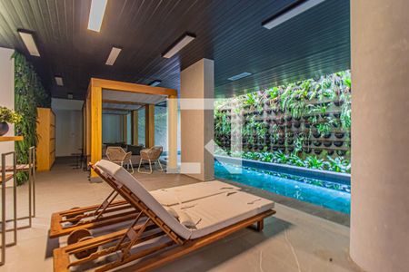 Studio para alugar com 22m², 1 quarto e sem vaga Studio para alugar com 22m², 1 quarto e sem vagaÁrea comum - Piscina