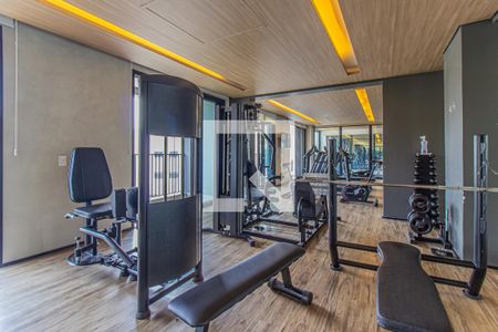 Studio para alugar com 22m², 1 quarto e sem vaga Studio para alugar com 22m², 1 quarto e sem vagaÁrea comum - Academia