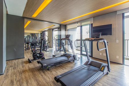 Studio para alugar com 22m², 1 quarto e sem vaga Studio para alugar com 22m², 1 quarto e sem vagaÁrea comum - Academia