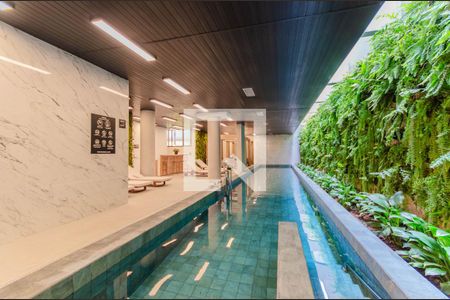 Studio para alugar com 22m², 1 quarto e sem vaga Studio para alugar com 22m², 1 quarto e sem vagaÁrea comum - Piscina