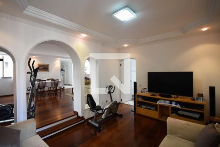 Sala de tv de apartamento à venda com 4 quartos, 180m² em Vila Andrade, São Paulo