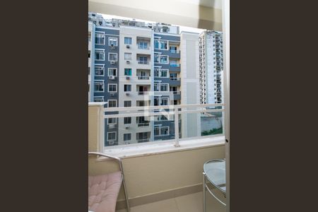 Varanda da Sala de apartamento à venda com 2 quartos, 54m² em Rio Comprido, Rio de Janeiro