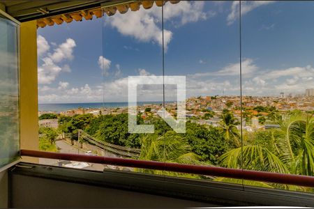 Vista da sala de apartamento para alugar com 3 quartos, 80m² em Boca do Rio, Salvador