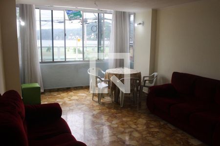 Sala de apartamento para alugar com 3 quartos, 100m² em Centro, São Vicente