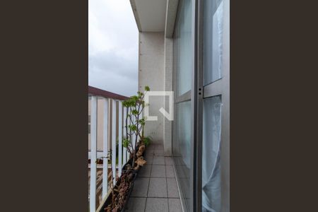 Sacada da Sala de apartamento à venda com 3 quartos, 76m² em Vila São Pedro, Santo André