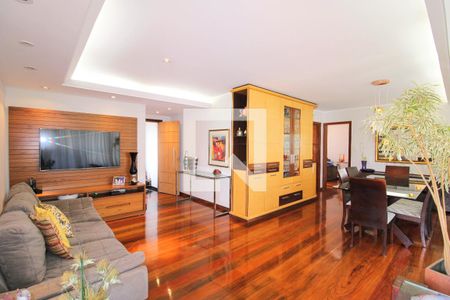 Sala  de apartamento à venda com 4 quartos, 151m² em Serra, Belo Horizonte
