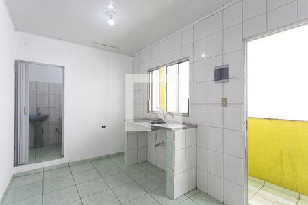 Cozinha de casa para alugar com 1 quarto, 25m² em Cidade Antônio Estevão de Carvalho, São Paulo