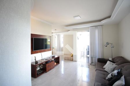 Sala de TV de apartamento à venda com 4 quartos, 155m² em Jaraguá, Belo Horizonte