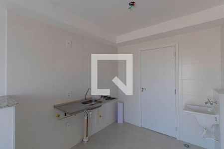 Sala e Cozinha Integrada de apartamento para alugar com 1 quarto, 29m² em Vila Ré, São Paulo