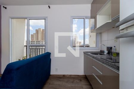 Cozinha de apartamento para alugar com 1 quarto, 27m² em Brás, São Paulo