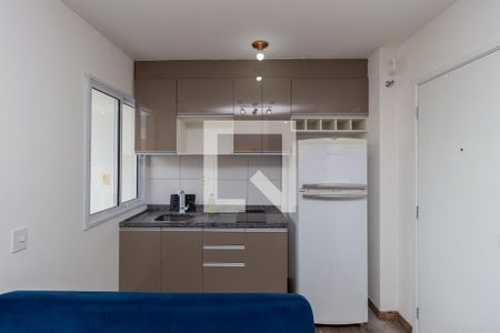 Cozinha de apartamento para alugar com 1 quarto, 27m² em Brás, São Paulo