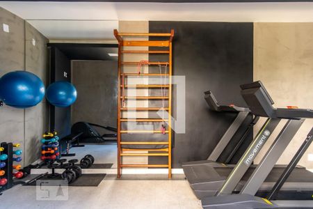 Apartamento para alugar com 27m², 1 quarto e sem vaga Apartamento para alugar com 27m², 1 quarto e sem vagaAcademia