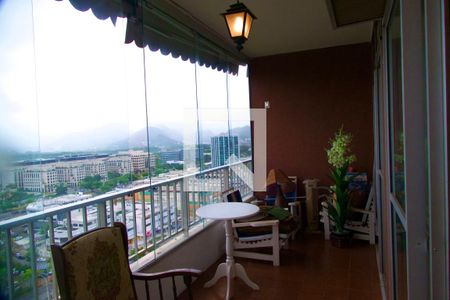 Varanda  de apartamento à venda com 1 quarto, 70m² em Barra da Tijuca, Rio de Janeiro