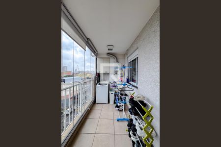 Varanda e Área de Serviço de apartamento para alugar com 1 quarto, 43m² em Mooca, São Paulo