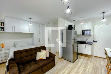 Sala/Quarto de kitnet/studio para alugar com 1 quarto, 43m² em Mooca, São Paulo