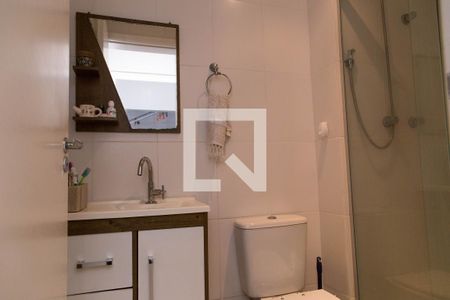 Banheiro de apartamento à venda com 1 quarto, 36m² em Canhema, Diadema
