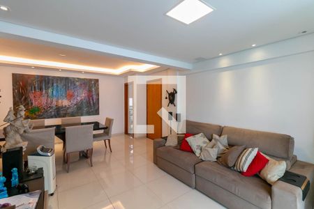 Sala de apartamento à venda com 4 quartos, 137m² em Buritis, Belo Horizonte