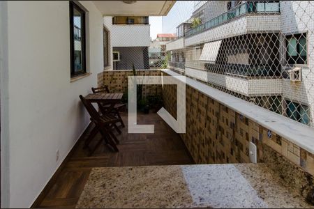 Varanda da Sala de apartamento à venda com 3 quartos, 90m² em Recreio dos Bandeirantes, Rio de Janeiro