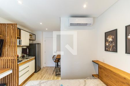 Studio - Ar-Condicionado de kitnet/studio para alugar com 1 quarto, 23m² em República, São Paulo