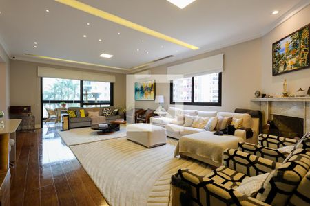 Sala de estar de apartamento à venda com 4 quartos, 222m² em Santana, São Paulo