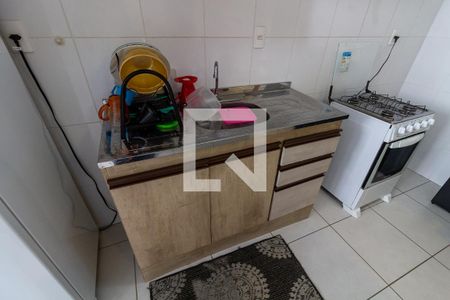 Apartamento para alugar com 50m², 1 quarto e 1 vagaDetalhe da cozinha