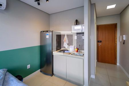 Cozinha de kitnet/studio para alugar com 1 quarto, 18m² em Praia de Belas, Porto Alegre