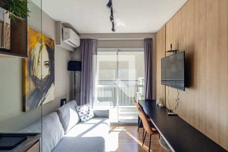 Sala de apartamento para alugar com 1 quarto, 30m² em República, São Paulo