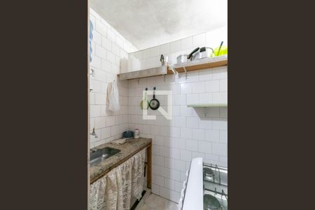 Cozinha de kitnet/studio para alugar com 1 quarto, 30m² em Funcionários, Belo Horizonte