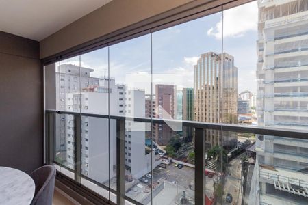 Studio para alugar com 44m², 1 quarto e 1 vaga Studio para alugar com 44m², 1 quarto e 1 vagaVaranda