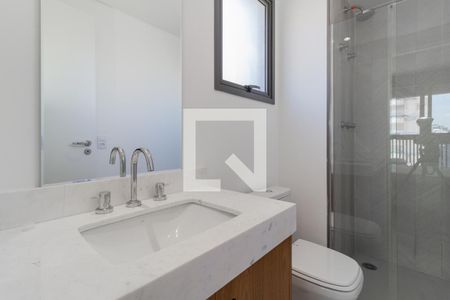Studio para alugar com 44m², 1 quarto e 1 vaga Studio para alugar com 44m², 1 quarto e 1 vagaBanheiro