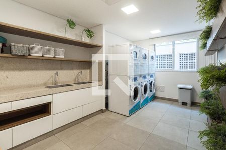 Studio para alugar com 24m², 1 quarto e 1 vaga Studio para alugar com 24m², 1 quarto e 1 vagaLavanderia