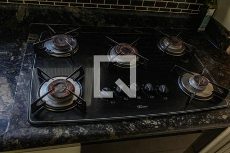 Cozinha de apartamento para alugar com 3 quartos, 160m² em Barra Funda, Guarujá