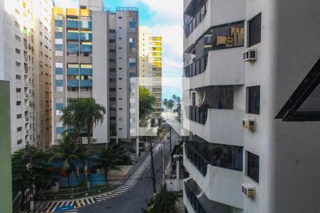 Vista da Sala de apartamento para alugar com 3 quartos, 160m² em Barra Funda, Guarujá